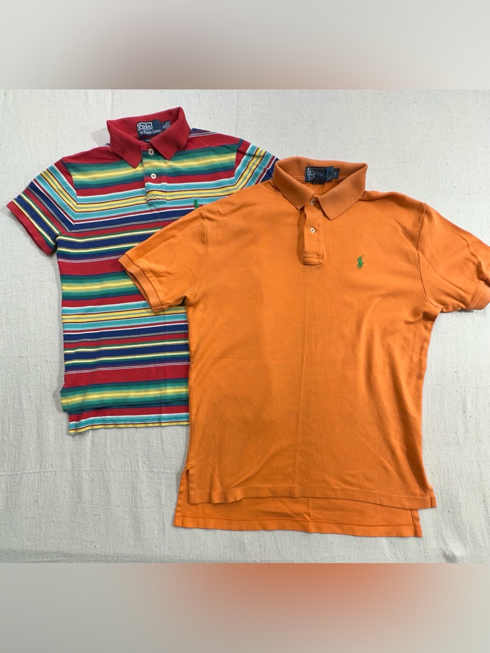 Polo Ralph Lauren Custom Fit Polo Shirt Lot of 2 Men’s Small Preppy Golf (e)